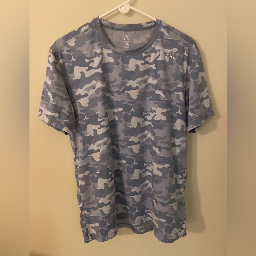 Rhoback Men's Blue Camo T-Shirt
